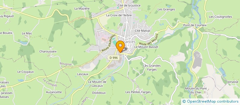 localisation de l'entreprise CLOAREC YVON CONTROLE TECHNIQUE à AUZANCES