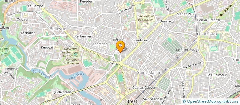 localisation de l'entreprise CLOASTRE S&D  BREST