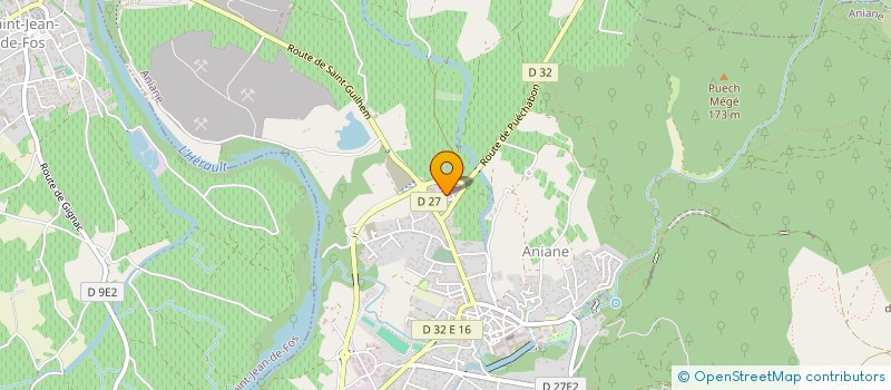 localisation de l'entreprise CLOBAS  ANIANE