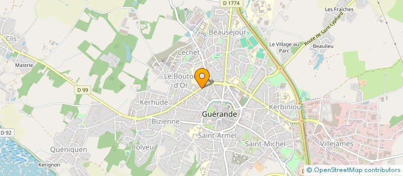 localisation de l'entreprise CLOBERT COMPANY EST.1992 à GUERANDE