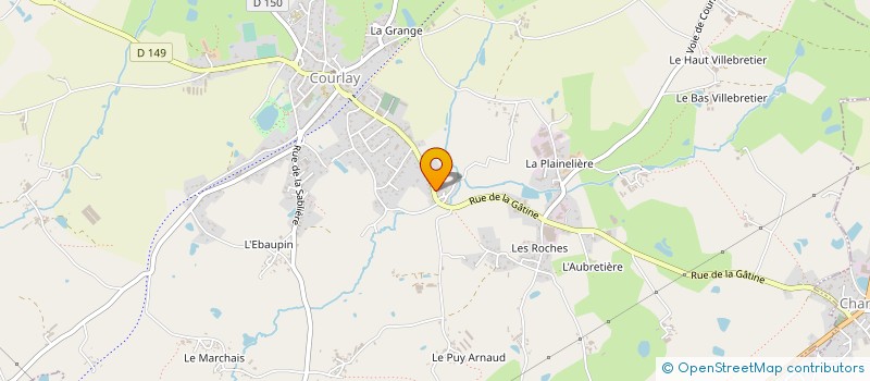 localisation de l'entreprise CLOCHARD ROBERT ET FILS  COURLAY