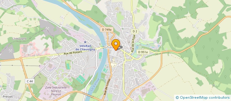 localisation de l'entreprise CLOCHE PERSE  CHAUVIGNY