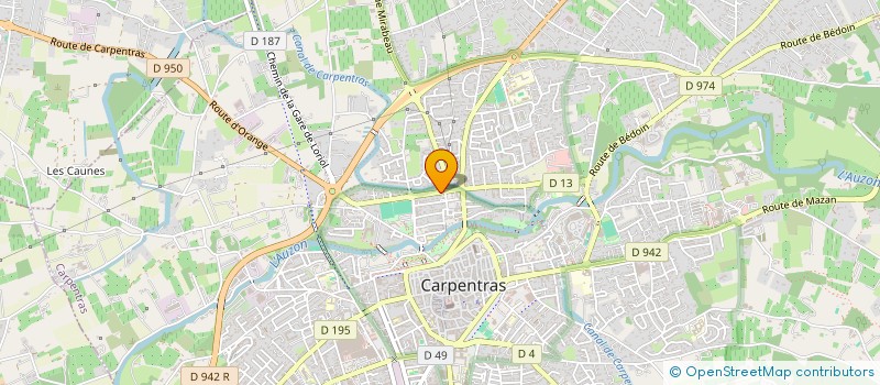 localisation de l'entreprise CLOCHER CARRE  CARPENTRAS