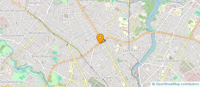 localisation de l'entreprise CLOCHETTE & CIE à NANTES