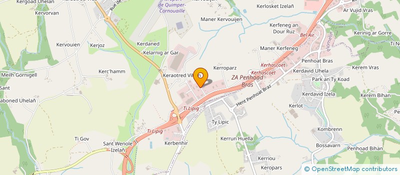 localisation de l'entreprise CLOCITY  PLUGUFFAN