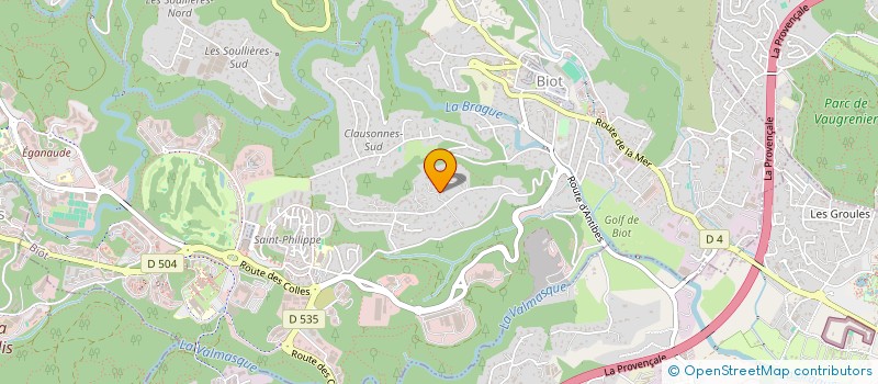 localisation de l'entreprise CLOCKNOTION  BIOT