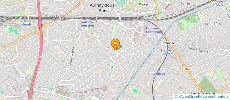 localisation de l'entreprise CLOCMAAN à AULNAY SOUS BOIS