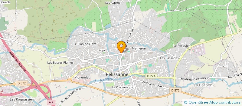 localisation de l'entreprise CLOCYCE  PELISSANNE