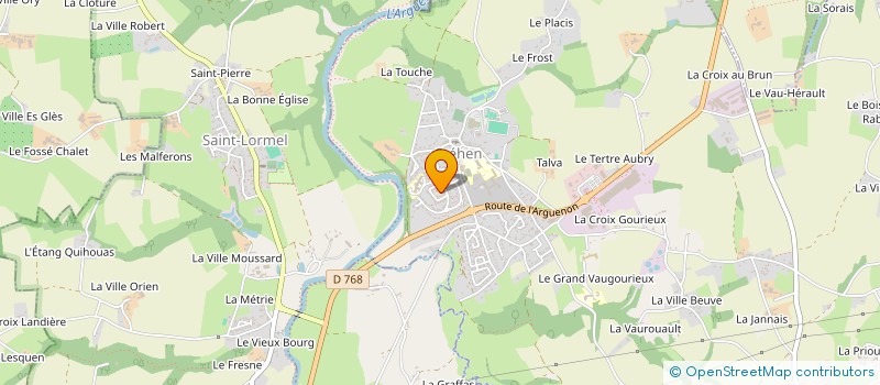 localisation de l'entreprise CLOD IMMO  CORSEUL