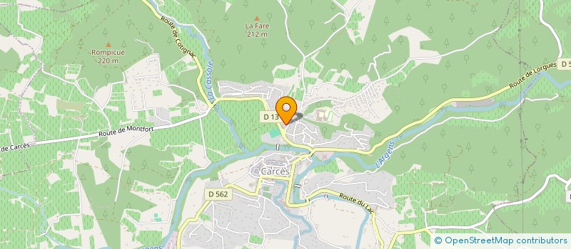 localisation de l'entreprise CLODAREN  CARCES