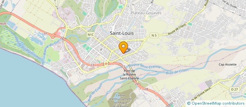 localisation de l'entreprise CLODAREN  SAINT-LOUIS