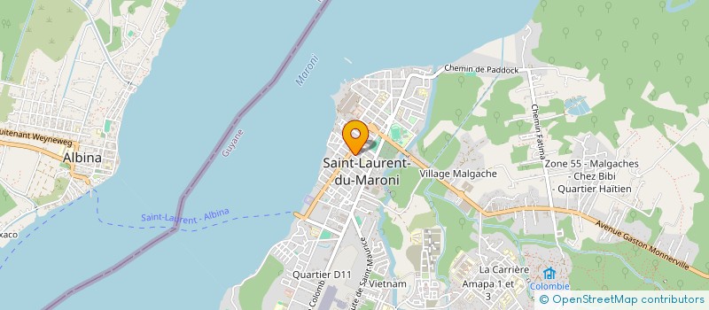 localisation de l'entreprise CLODI à SAINT-LAURENT-DU-MARONI