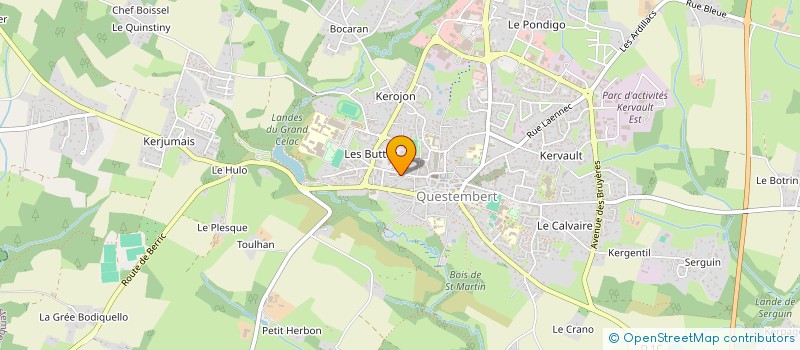 localisation de l'entreprise CLODIC SERVICES  QUESTEMBERT