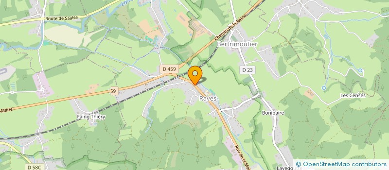 localisation de l'entreprise CLODICADA  RAVES