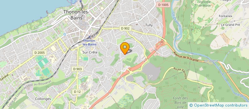 localisation de l'entreprise CLODILE à THONON-LES-BAINS