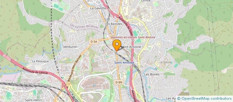 localisation de l'entreprise CLODIS à MARSEILLE