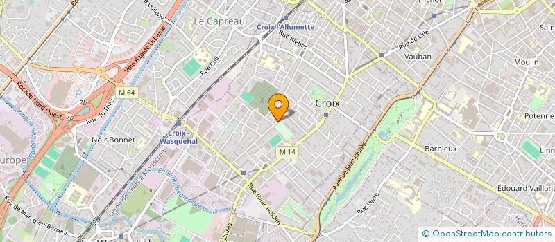 localisation de l'entreprise CLODOVEO à CROIX