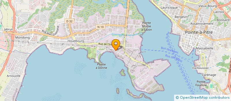 localisation de l'entreprise CLOE 15  BAIE-MAHAULT