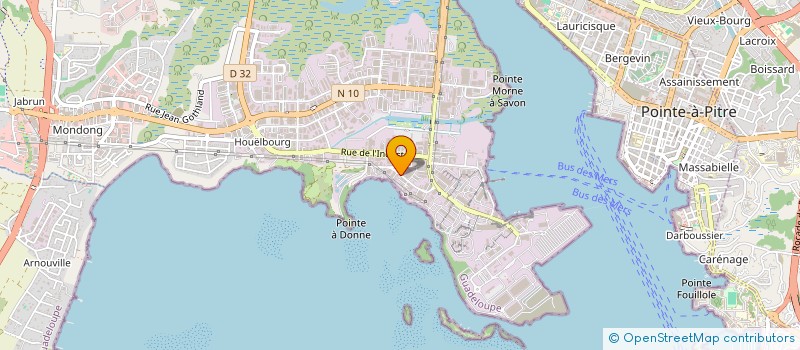 localisation de l'entreprise CLOE 26  BAIE-MAHAULT