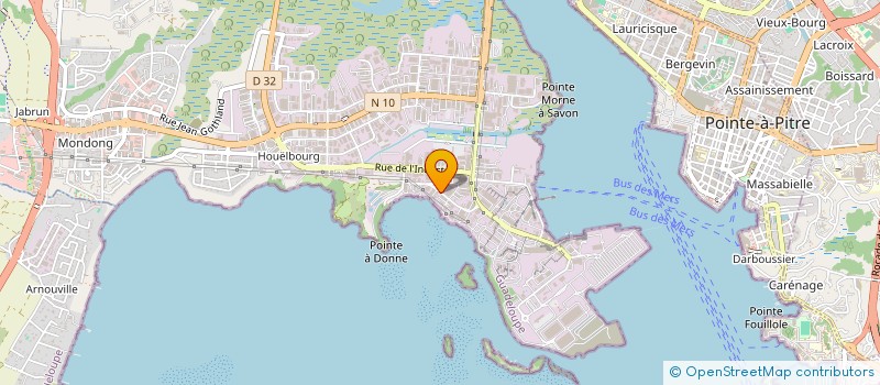 localisation de l'entreprise CLOE 8  BAIE-MAHAULT