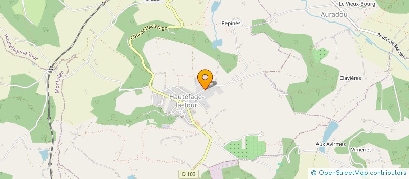 localisation de l'entreprise CLOE  HAUTEFAGE-LA-TOUR