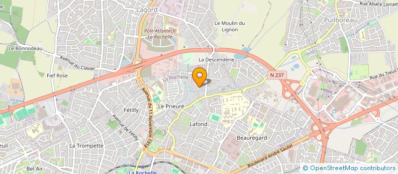 localisation de l'entreprise CLOE EPICURIENNE  LA ROCHELLE