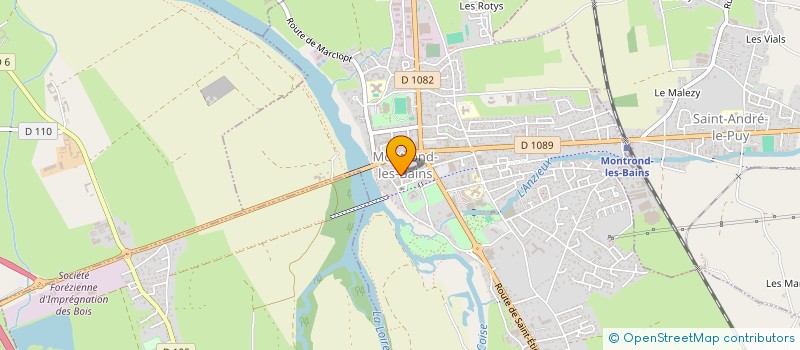 localisation de l'entreprise CLOEE à MONTROND-LES-BAINS