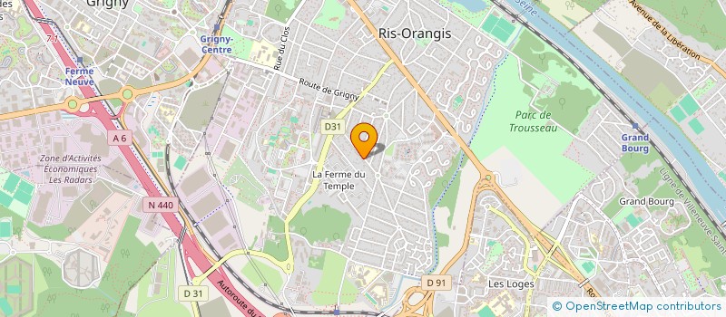 localisation de l'entreprise CLOELIA à RIS-ORANGIS