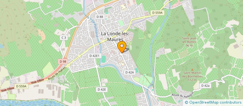 localisation de l'entreprise CLOELIANE  LA LONDE-LES-MAURES