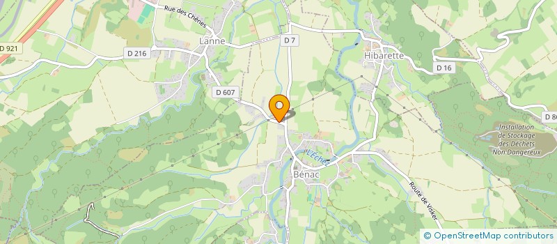 localisation de l'entreprise CLOEMIA à BENAC