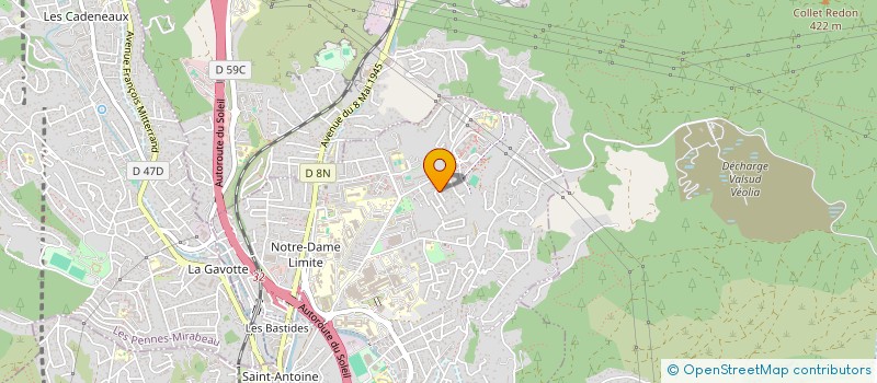 localisation de l'entreprise CLOET à MARSEILLE