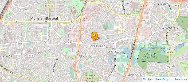 localisation de l'entreprise CLOET MATERIAUX à VILLENEUVE-D'ASCQ