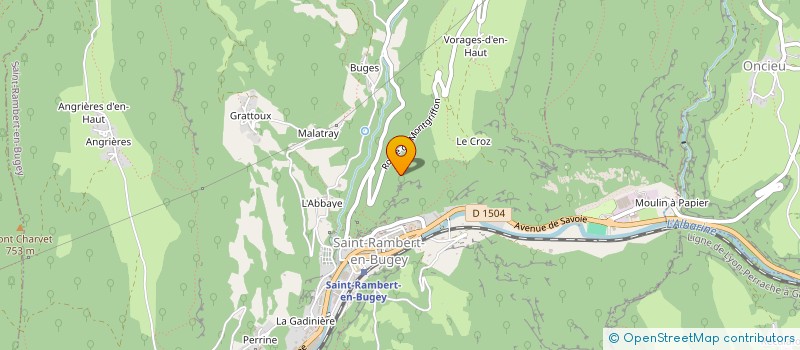 localisation de l'entreprise CLOFARY  SAINT-RAMBERT-EN-BUGEY