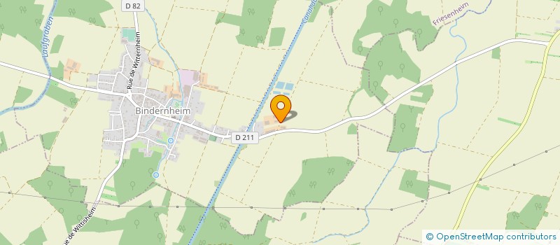 localisation de l'entreprise CLOFOR  BINDERNHEIM