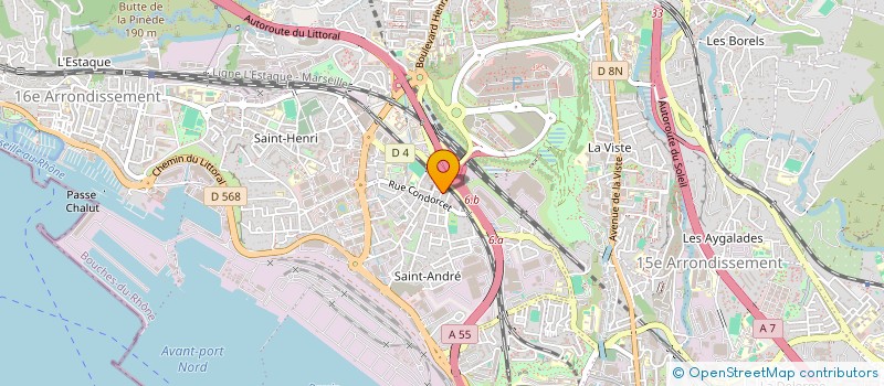 localisation de l'entreprise CLOGIL à MARSEILLE
