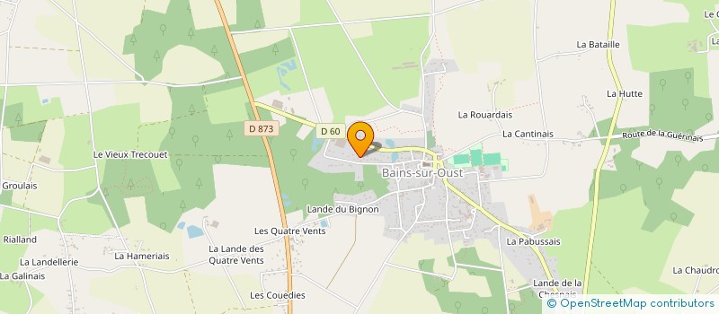 localisation de l'entreprise CLOHE INVESTISSEMENTS  BAINS-SUR-OUST