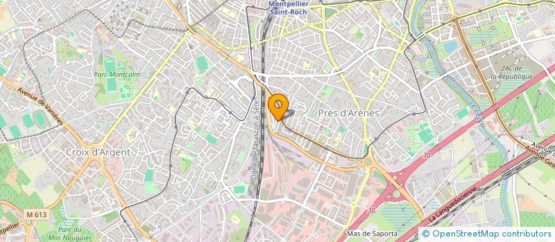 localisation de l'entreprise CLOISE-34 à MONTPELLIER