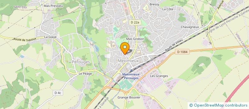 localisation de l'entreprise CLOISON EST à MEXIMIEUX