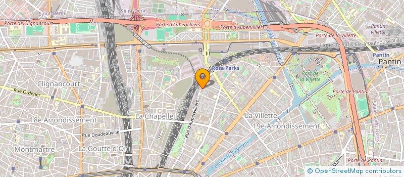 localisation de l'entreprise CLOISONNEMENT DOUBLAGE FAUX PLAFONDS  PARIS