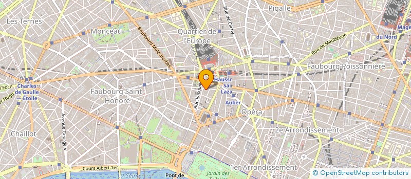 localisation de l'entreprise CLOISONNEMENT ISOLATION GEN BATIMENT à PARIS