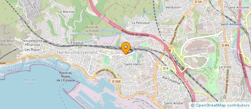 localisation de l'entreprise CLOISONS PLAFONDS ISOLATION à MARSEILLE