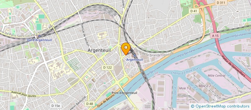 localisation de l'entreprise CLOISONS RM  ARGENTEUIL