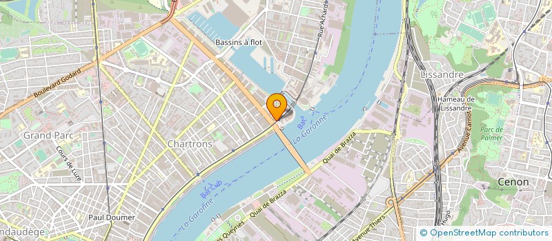 localisation de l'entreprise CLOISONS SERVICES à BORDEAUX