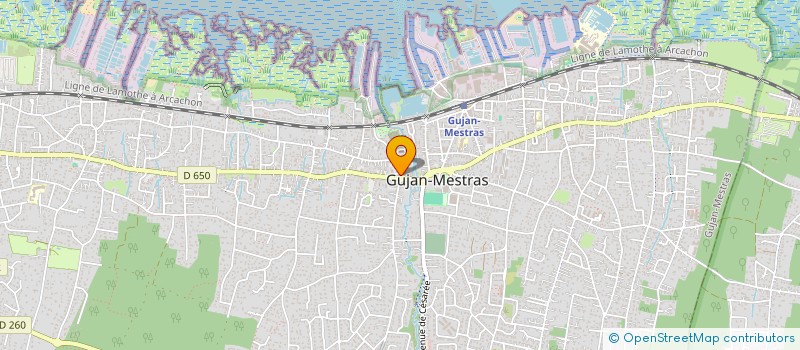 localisation de l'entreprise CLOJA  GUJAN-MESTRAS