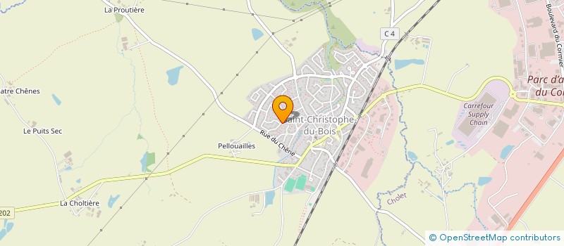 localisation de l'entreprise CLOLIMMO  MORTAGNE-SUR-SEVRE