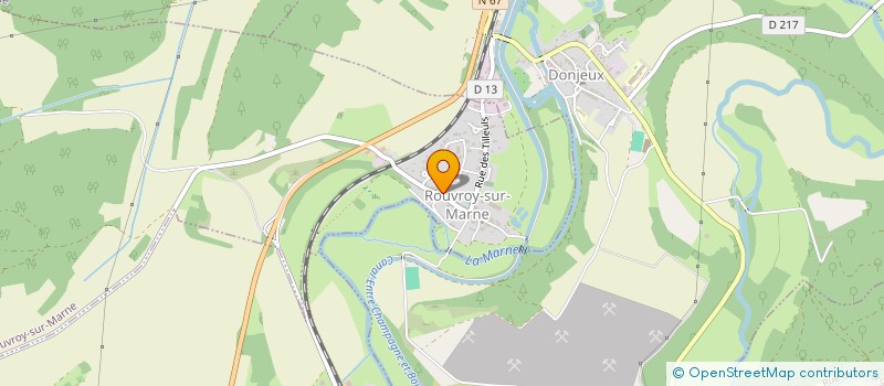 localisation de l'entreprise CLOMAIN à ROUVROY-SUR-MARNE