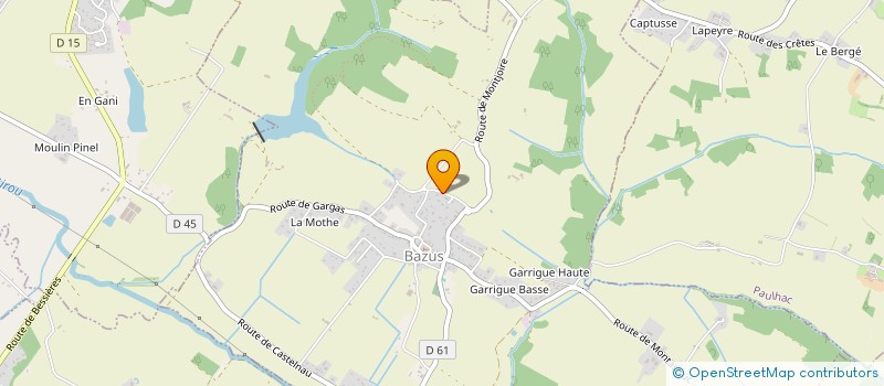 localisation de l'entreprise CLOMAN  BAZUS