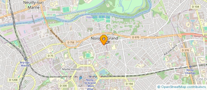localisation de l'entreprise CLOMANET à NOISY-LE-GRAND