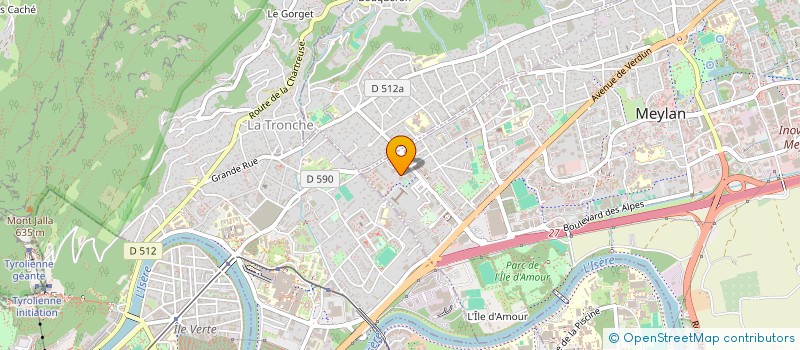 localisation de l'entreprise CLOMANI  MEYLAN