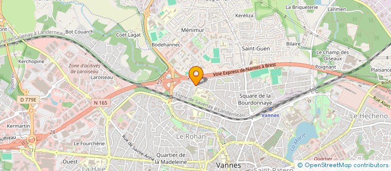 localisation de l'entreprise CLOMARIC à VANNES